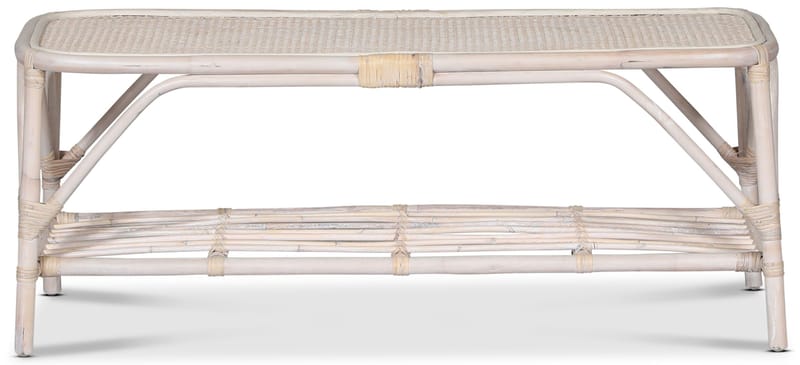 Glory Webbing soffbord i rotting 110 x 50 cm - Whitewash, Whitewash