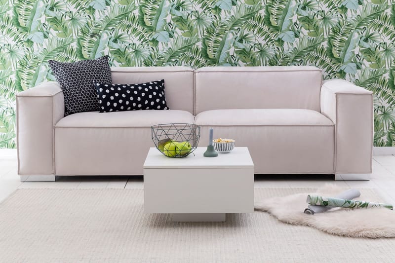 Golnick Soffbord 60 cm med Förvaring - Vit - Products - Möbler - Bord & matgrupp - Soffbord