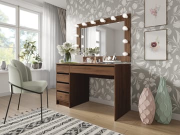 Harland Skrivbord 120 cm - brun - Products - Möbler - Bord & matgrupp - Kontorsbord - Datorbord