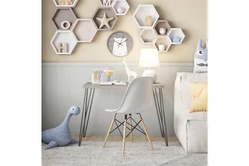 Owen Skrivbord 102 cm Grå/Svart - Dorel Home - Products - Möbler - Bord & matgrupp - Kontorsbord - Datorbord