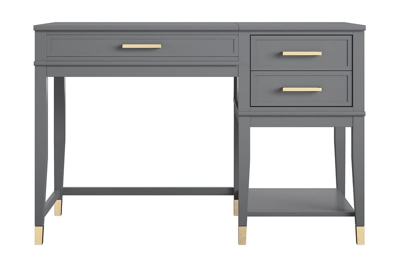 Westerleigh Höj-och Sänkbart Skrivbord 116 cm Förvaring Lådo, CosmoLiving