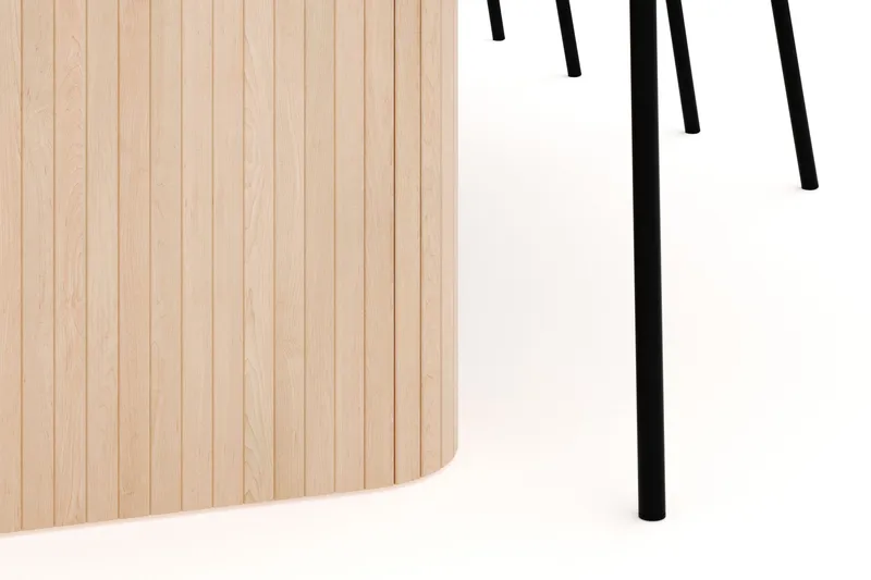 Kopparbo Matgrupp 200-260 cm Förlängningsbart med 6 Gemmiano Matstolar - Whitewash - Products - Möbler - Bord & matgrupp - Matgrupp