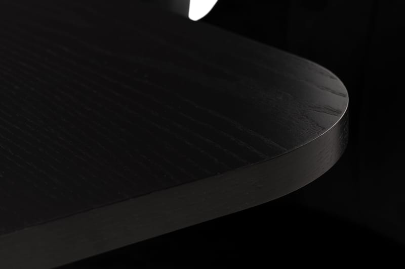 Kopparbo Matgrupp 200 cm inkl 6 Broddhult Stolar - Svart / Ribbade Ben - Products - Möbler - Bord & matgrupp - Matgrupp