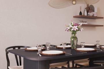 Kopparbo Matgrupp förlängningsbart 180-240 cm med 6 Dastoori Matstol - 2220067-6,2229285-1 - Svart - Products - Möbler - Bord & matgrupp - Matgrupp