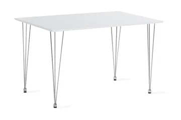 Kronblom Matbord 120 cm +  4 st Nibe stol brun med ek ben - Vit/Brun - Products - Möbler - Bord & matgrupp - Matgrupp