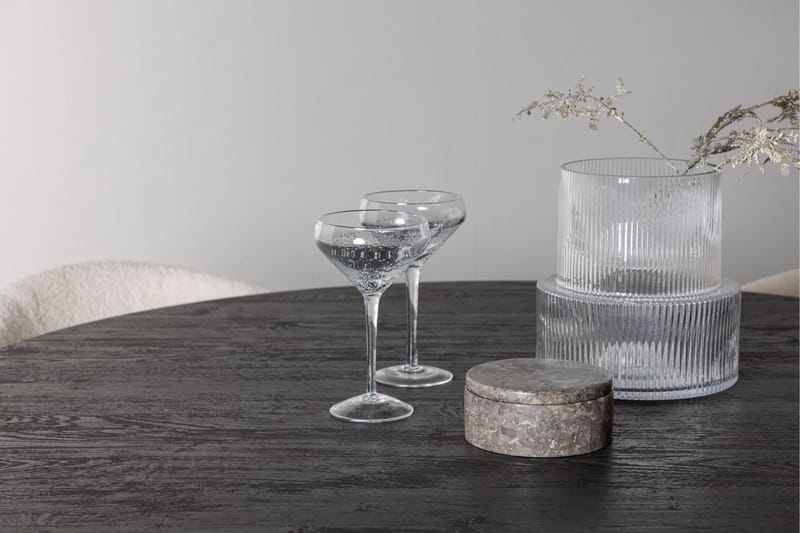 Lanzo Matgrupp 120 cm Rund med 4 Chico Stolar - Mocca - Products - Möbler - Bord & matgrupp - Matgrupp