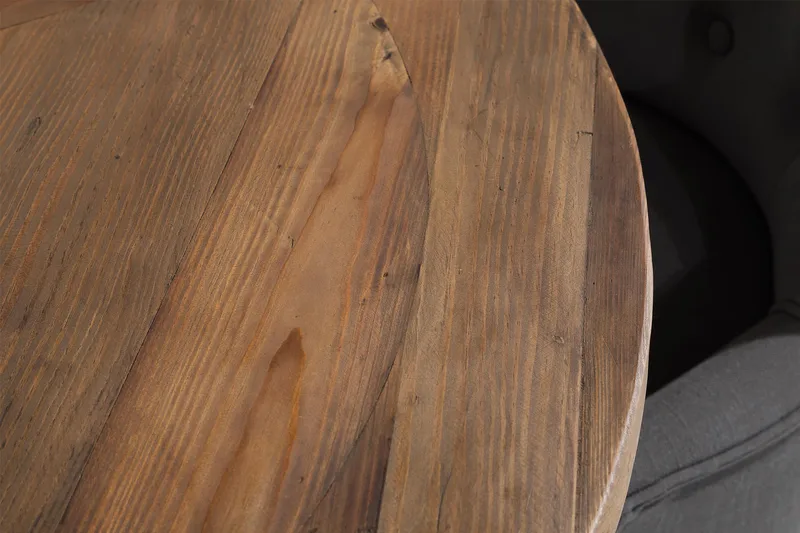 Lyon Matgrupp Rund med 4 st Viktoria Fåtölj - Trä/Vit/Grå - Products - Möbler - Bord & matgrupp - Matgrupp