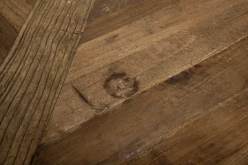 Lyon Runt Matbord 150 cm - Vintage / Natur / Vit / Trä - Products - Möbler - Bord & matgrupp - Matbord & köksbord