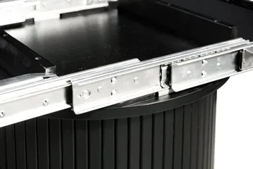 Kopparbo Matbord Runt 106-156 cm Förlängningsbart - Svart trä - Products - Möbler - Bord & matgrupp - Matbord & köksbord