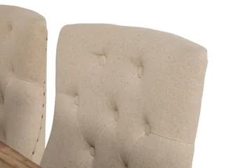 Matgrupp Bloomington Lyon Förlängningsbar 200 cm med 6 Viktoria Stol Natur/Vit/Beige - Products - Möbler - Bord & matgrupp - Matgrupp