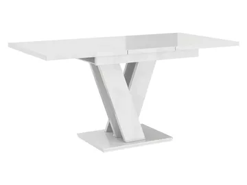 Nand Förlängningsbart Matbord 120-160 cm Rektangulär - Vit - Products - Möbler - Bord & matgrupp - Matbord & köksbord