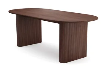 Noira Matgrupp rektangulärt 220 cm Valnöt med 6 Greya Matstolar - Valnöt - Products - Möbler - Bord & matgrupp - Matgrupp