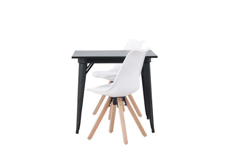 Ochovi Matgrupp  80 cm Rektangulär med 2 Zeno stolar - Svart - Products - Möbler - Bord & matgrupp - Matgrupp