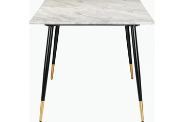 Oktoos Matbord 120 cm - Grå/Vit/Svart/Guld - Products - Möbler - Bord & matgrupp - Marmorbord