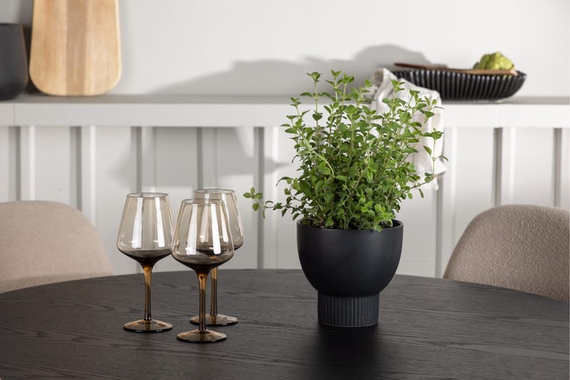 Olivia Matgrupp 110 cm Rund med 4 Polar Stolar - Beige - Products - Möbler - Bord & matgrupp - Matgrupp