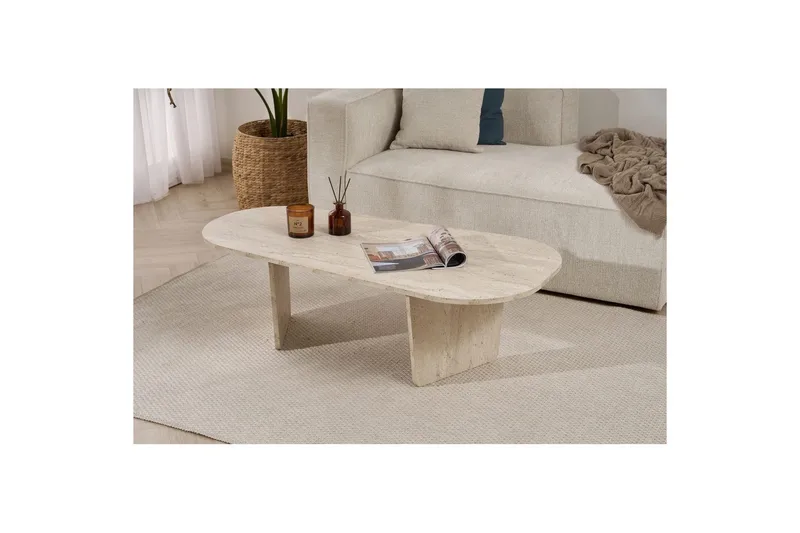 Omari Soffbord 130 cm - Beige - Products - Möbler - Bord & matgrupp - Soffbord
