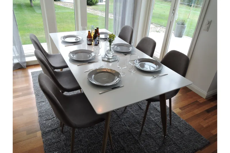 Polar Matgrupp 180 cm Rektangulär med 6 Polar stolar - Natur - Products - Möbler - Bord & matgrupp - Matgrupp