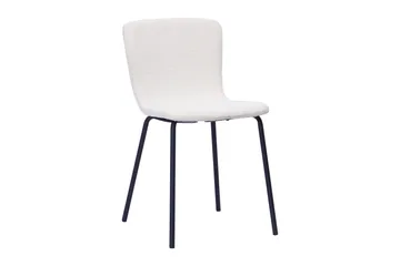 Richeto Matbord 210 cm med 4 Katy Matstolar - Rökt ek / Vit Bouclé - Products - Möbler - Bord & matgrupp - Matgrupp