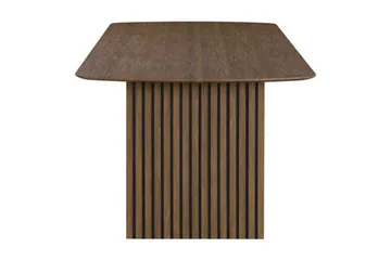 Richeto Matbord Rökt Ek 210 cm - Brun / Ribbad - Products - Möbler - Bord & matgrupp - Matbord & köksbord