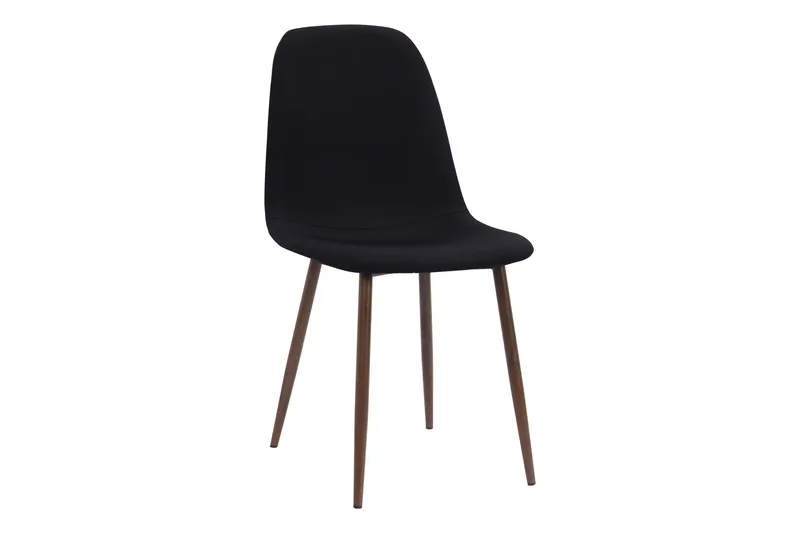 Richeto Matbord Rökt Ek 210 cm valnöt +  8 st Nibe stol svart med valnöt ben - Brun/Svart - Products - Möbler - Bord & matgrupp - Matgrupp