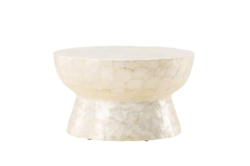 Sandön Soffbord 70 cm Rund, Ljusgrå