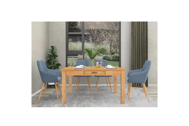 Selma Matbord Rectangulär 140x80 cm - Brun - Products - Möbler - Bord & matgrupp - Matbord & köksbord