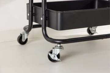 Manaus Drinkvagn 46x34 cm - Svart - Products - Möbler - Bord & matgrupp - Serveringsvagn & serveringsbord - Rullvagn, rullbord & serveringsbord
