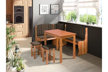 Sialana Matgrupp - Trä/Svart - Products - Möbler - Bord & matgrupp - Matgrupp