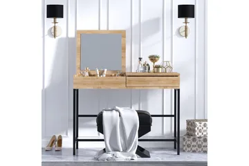 Sminkbord 45x100 cm - Natur/Svart - Products - Möbler - Bord & matgrupp - Sminkbord & toalettbord