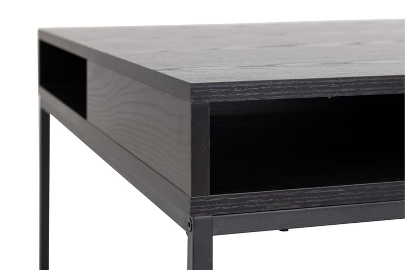 Elmorral Soffbord 80x80 cm - Svart - Products - Möbler - Bord & matgrupp - Soffbord - Soffbord med förvaring