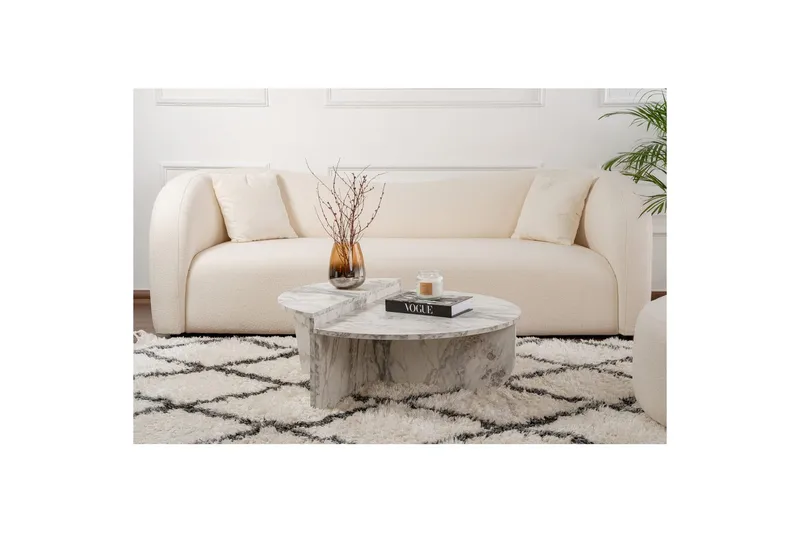 Soffbord Mukund Freesia Marble - Freesia Marble - Products - Möbler - Bord & matgrupp - Soffbord