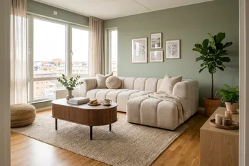 Noira Ovalt Soffbord Valnöt 118x60 cm med förvaring låda - Brun / Mörkbrunt Trä / Ribbad - Products - Möbler - Bord & matgrupp - Soffbord - Soffbord med förvaring