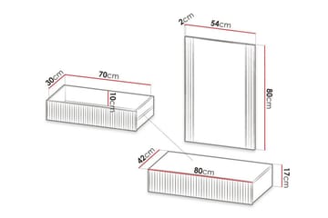 Strontian Sminkbord 80x42 cm Scandinavian Choice Black - Products - Möbler - Bord & matgrupp - Sminkbord & toalettbord