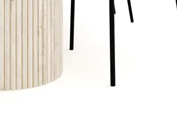 Uppveda Matgrupp 180 cm Oval med 4 Gemmiano Matstolar - Travetin - Products - Möbler - Bord & matgrupp - Matgrupp