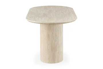 Uppveda Ovalt Matbord 180x90 cm Travertin Utseende - Beige - Products - Möbler - Bord & matgrupp - Matbord & köksbord