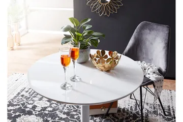 Wilhem Matbord 75 cm Rund - Vit - Products - Möbler - Bord & matgrupp - Matbord & köksbord