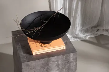 York High Travertin Soffbord 40 cm - Mörkgrå - Products - Möbler - Bord & matgrupp - Soffbord