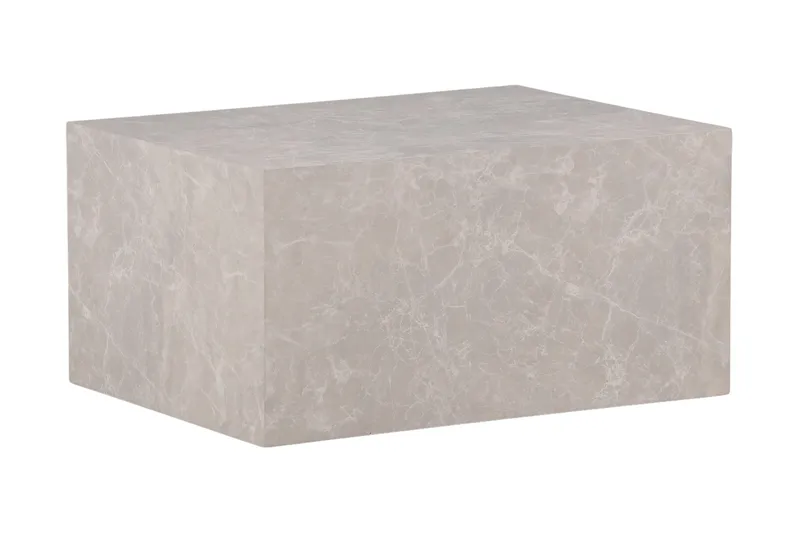 York Travertin Soffbord 80x60x40 cm - Beige / Betong - Products - Möbler - Bord & matgrupp - Soffbord