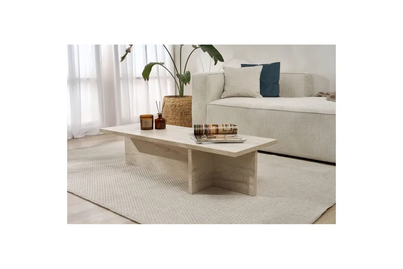 Zephral Soffbord 120 cm - Beige - Products - Möbler - Bord & matgrupp - Soffbord