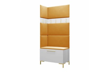 Dunvegan Hallmöbelset 84x46 cm White - Products - Möbler - Hallmöbler - Möbelset för hall & entre