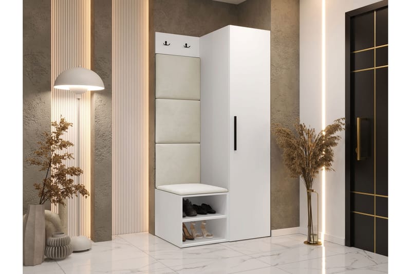 Farosa Hallmöbelset - Vit - Products - Möbler - Hallmöbler - Möbelset för hall & entre