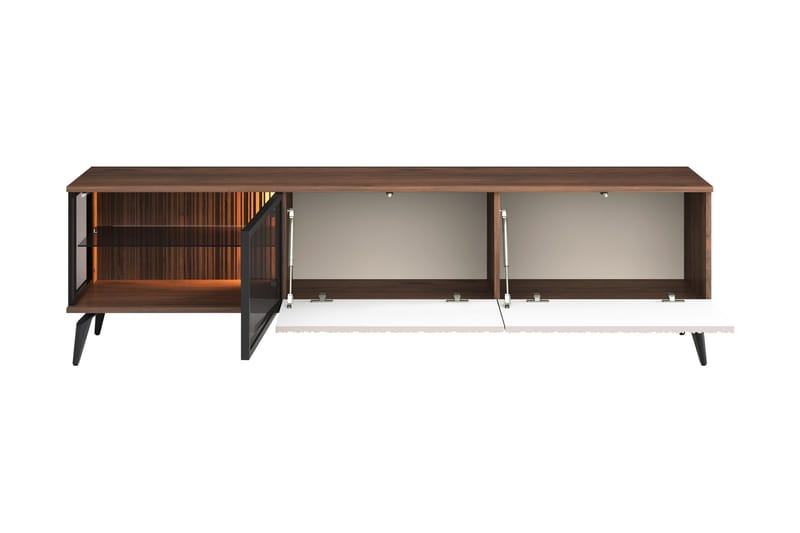 Akinari Tv-bänk 180 cm - Brun/Beige - Products - Möbler - TV- & Mediamöbler - TV bänk & mediabänk