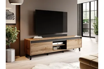 Amshyttan Tv-bänk 170 cm - Natur/Antracit - Products - Möbler - TV- & Mediamöbler - TV bänk & mediabänk