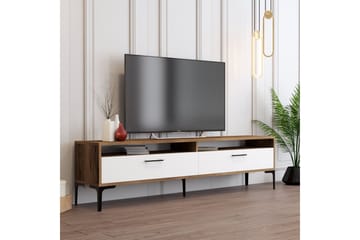 Brutorp Tv-bänk 180 cm - Valnöt/Vit - Products - Möbler - TV- & Mediamöbler - TV bänk & mediabänk