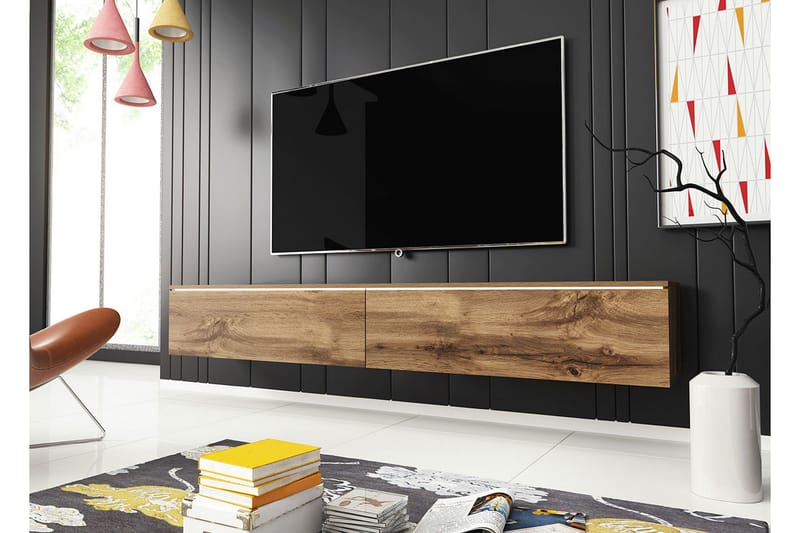 Cuguen Tv-skåp 180 cm - Ljus Natur - Products - Möbler - TV- & Mediamöbler - TV bänk & mediabänk