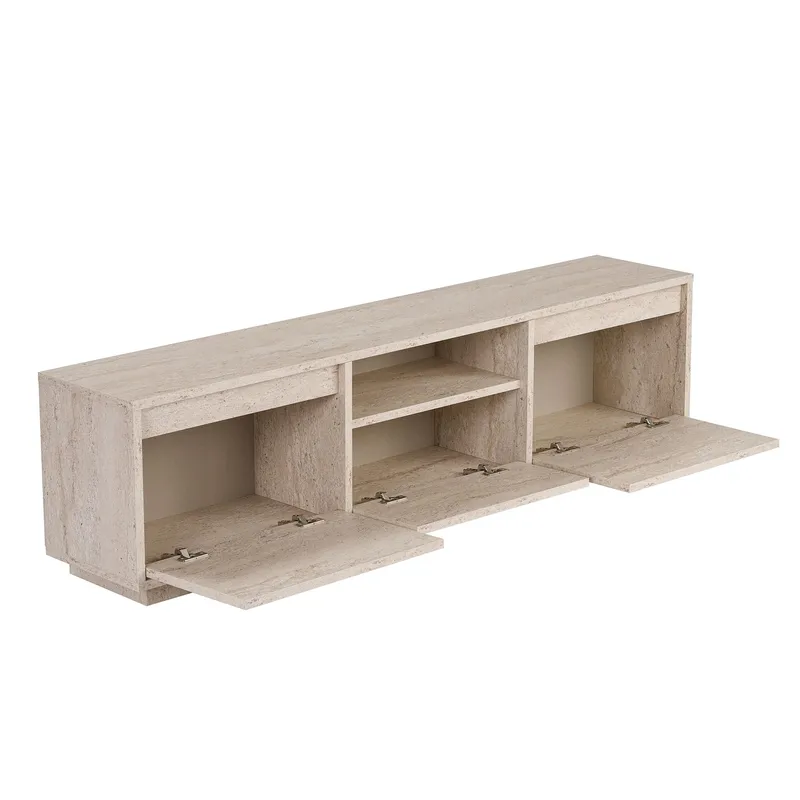 Domar Tv-bänk 160 cm - Travertin - Products - Möbler - TV- & Mediamöbler - TV bänk & mediabänk