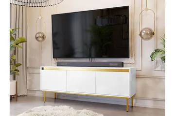 Hollander Tv-bänk 150 cm - Vit/Guld - Products - Möbler - TV- & Mediamöbler - TV bänk & mediabänk