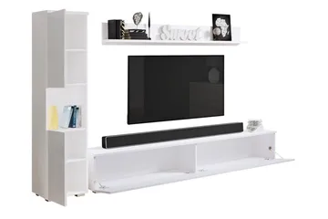 Kanehiro Tv-möbelset - Natur/Vit - Products - Möbler - TV- & Mediamöbler - TV-möbelset