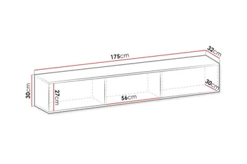 Klinkerville Tv-skåp 175 cm - Cream - Products - Möbler - TV- & Mediamöbler - TV-skåp