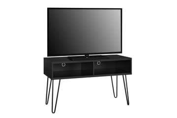 Lowboard Owen Svart/ek - Svart/ek - Products - Möbler - TV- & Mediamöbler - TV bänk & mediabänk